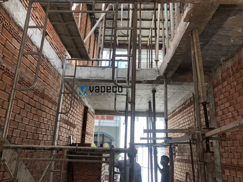 Hình ảnh thi công khung nhà 1