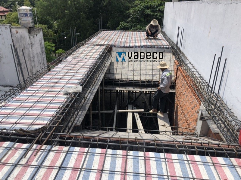 Hình ảnh thi công khung nhà 4