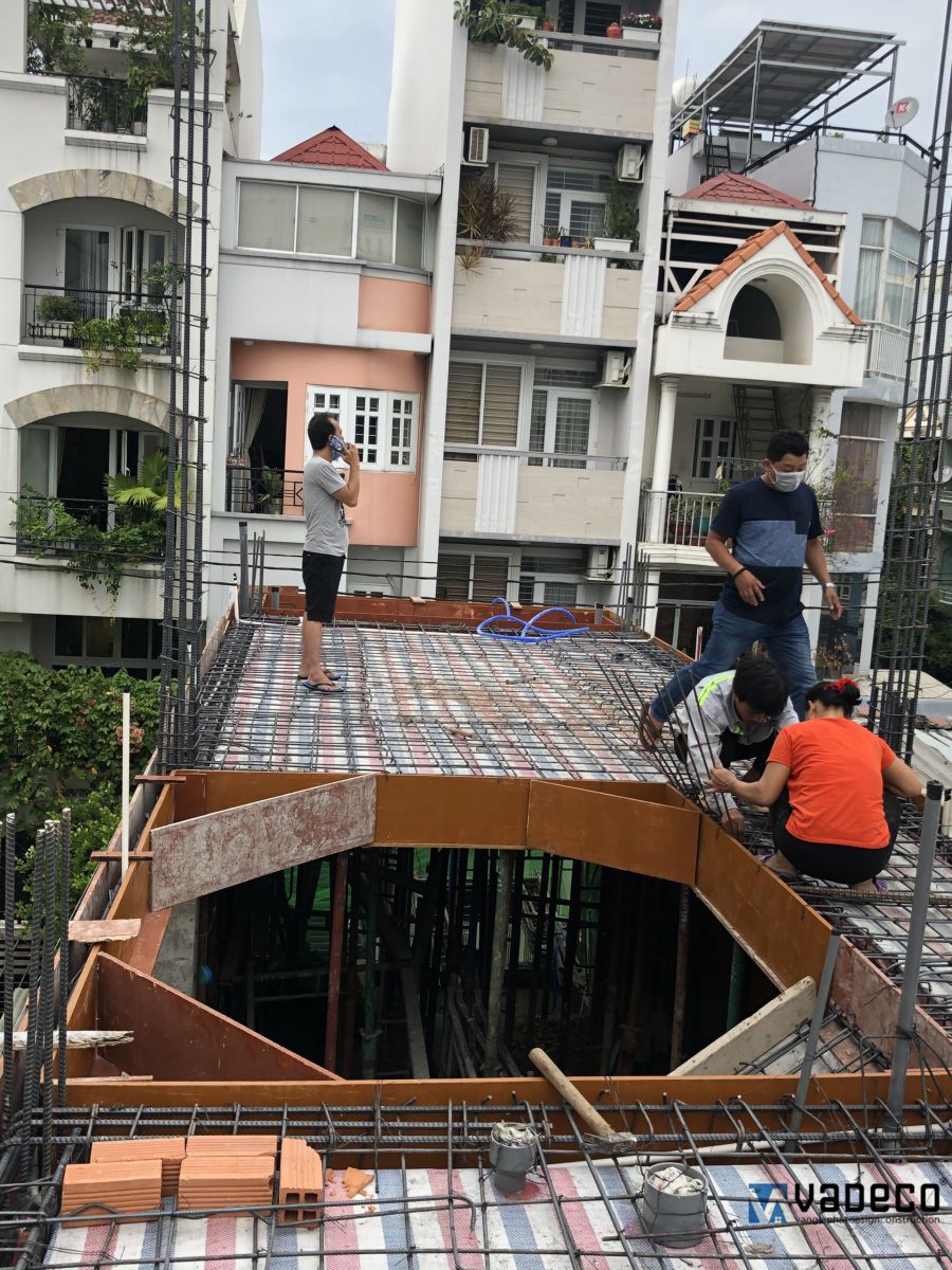 Thi công phần khung