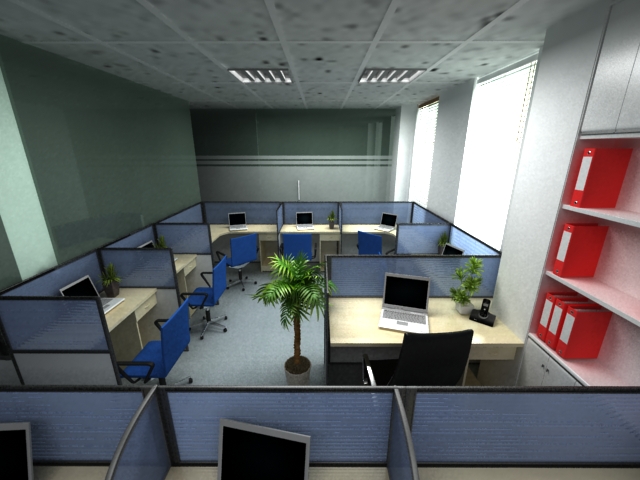 Mẫu phòng làm việc tiêu biểu