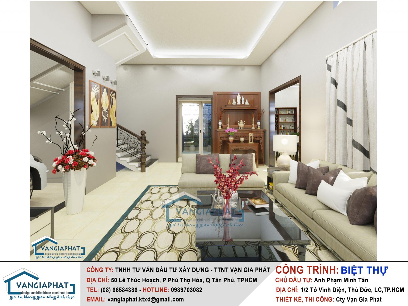 Nội thất biệt thự hiện đại