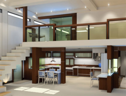 Thiết kế như căn hộ mini có gác lửng